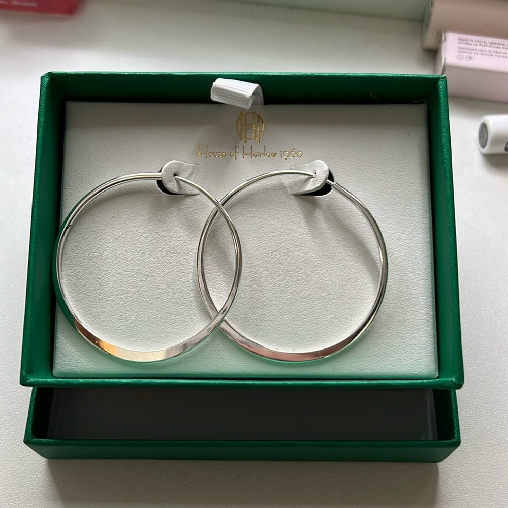 House of Harlow hoop earrings